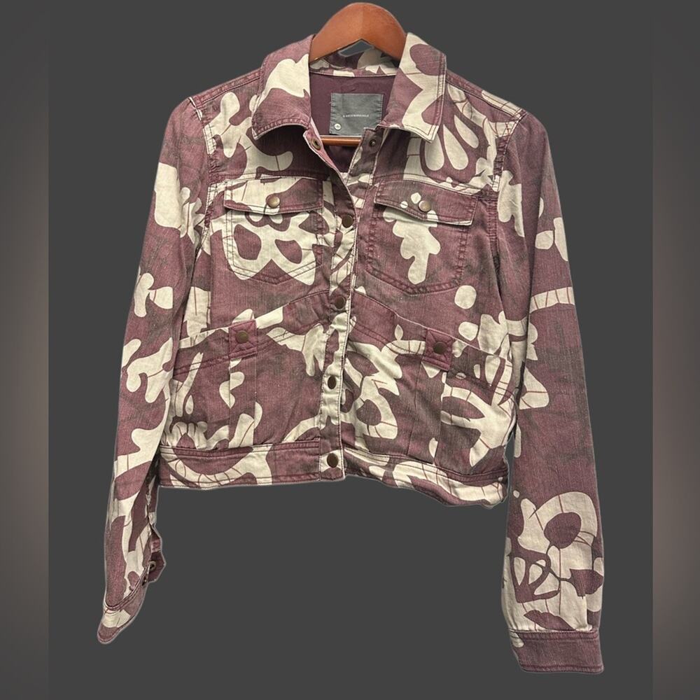 ANTHROPOLOGIE Women's Floral Jacket